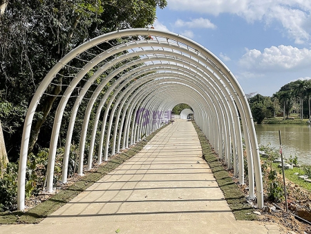 不锈钢廊架园林景观硬景装饰